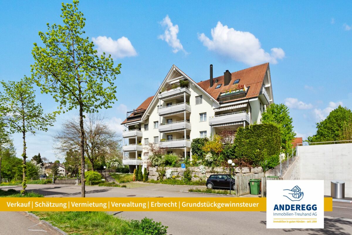 3 ½-Zi.-Wohnung im 2. OG mit Lift, Balkon, Keller, Waschraum und TG-PP